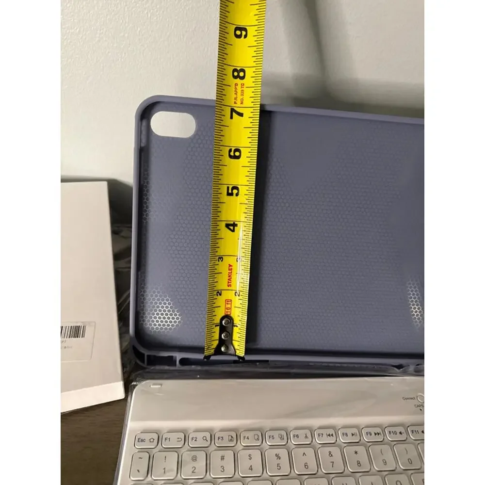 iPad 10.2 Keyboard Case with Pencil Holder – Purple – New